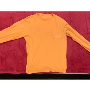 Vineyard vines long sleeve, orange
